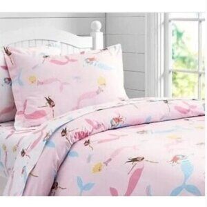Pottery Barn Kids mermaid duvet cover